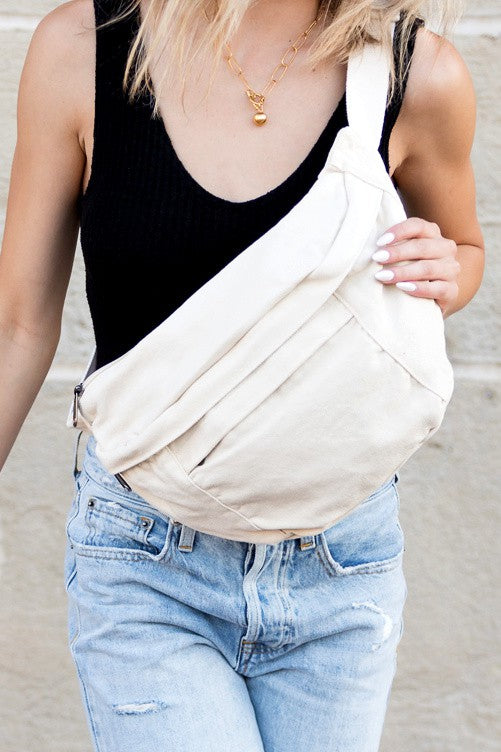 London Oversize Canvas Sling