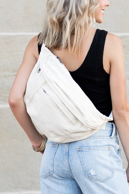 London Oversize Canvas Sling