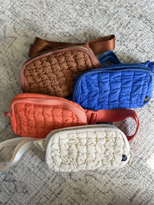 Quilted Puffer Women's Belt Bag C.C. Brand